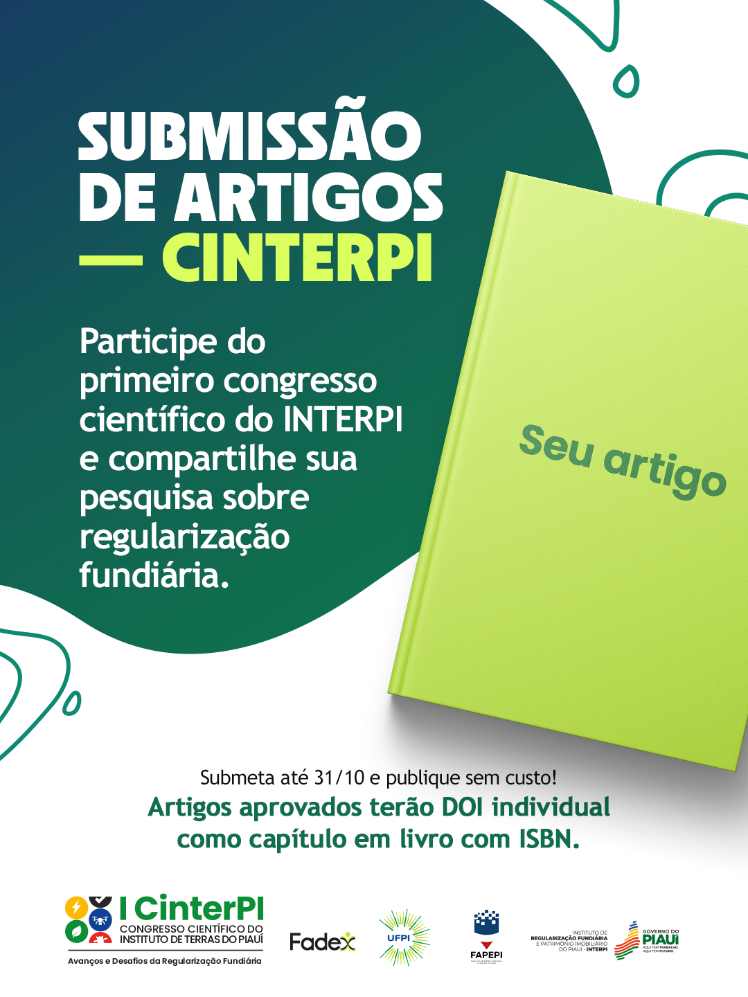 I Congresso Científico do Interpi (Cinterpi) está com inscrições abertas para submissão de trabalhos