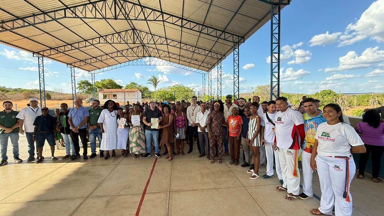 Após entrega dos registros de imóveis, Interpi e parceiros visitam comunidades quilombolas beneficiadas no Centro-Sul do Piauí
