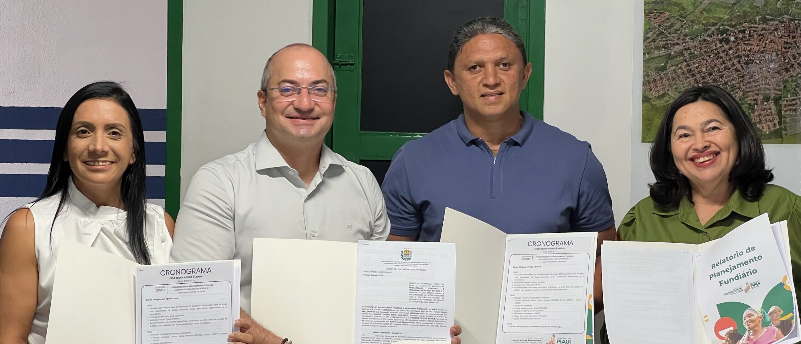 Programa “Essa Terra Agora é Minha” inicia agenda em Água Branca e identifica quase mil ocupações para regularização fundiária